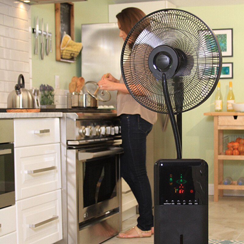 CoolZone Dry Mist Bluetooth Speaker Fan Bundle 2336, product image 4 of 6