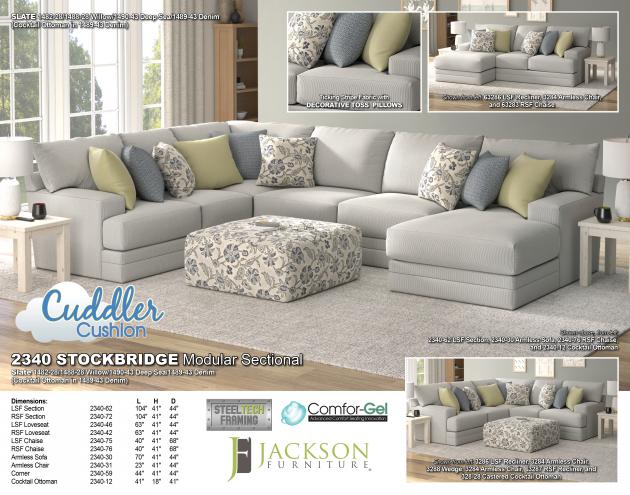 Stockbridge 2340 RSF Loveseat 234042