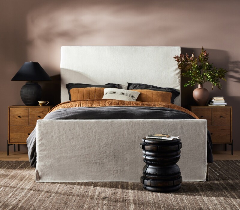 Daphne Slipcover Bed - 234702-001 234702001