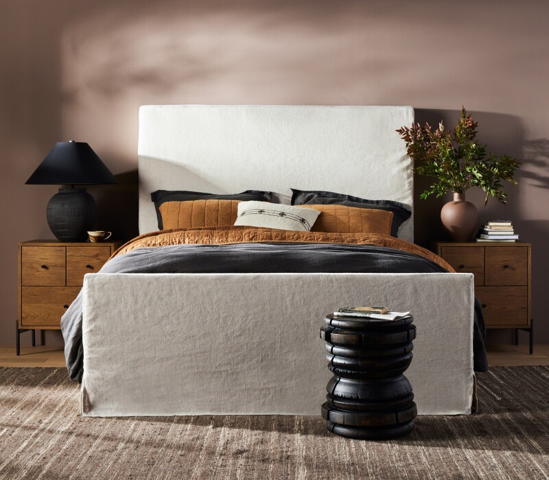 Daphne Slipcover Bed - 234702-002 234702002