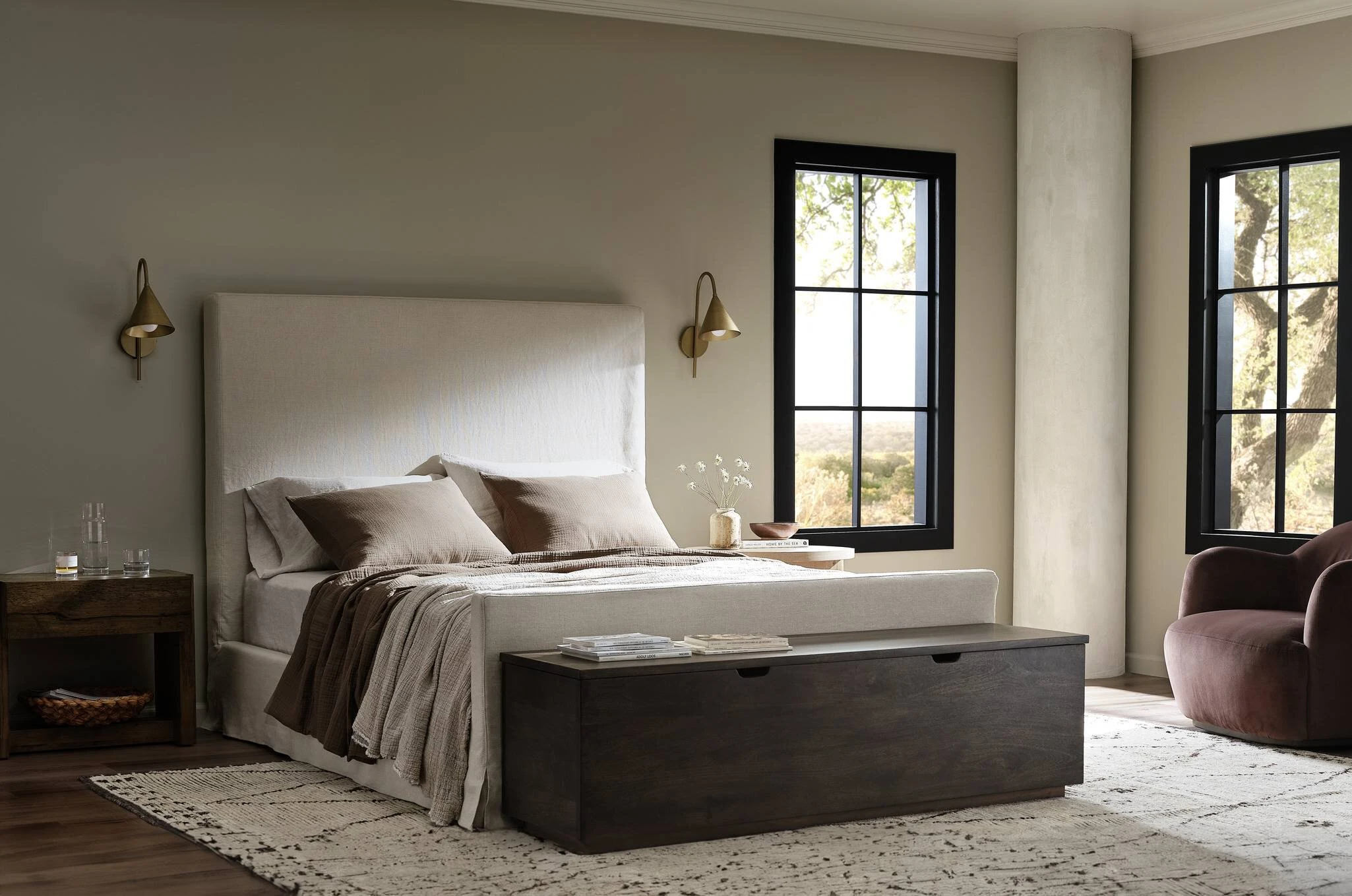 Daphne Slipcover Bed - 234702-002 234702002