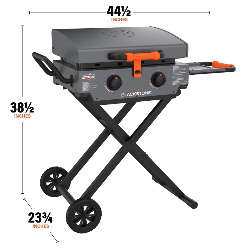 22" Griddle with Flexfold Legs (Charcoal Gray) 2356