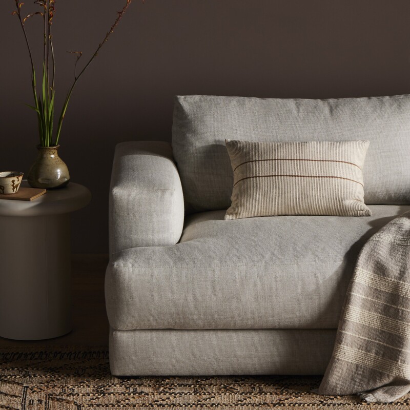 Handwoven Merido Pillow - Beige - 235708-001 235708001