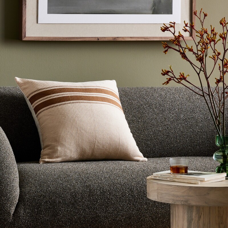 Handwoven Merido Pillow - Beige - 235708-003 235708003