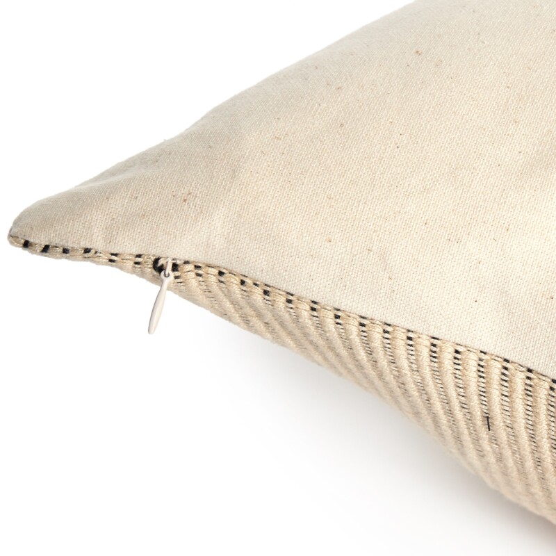 Handwoven Merido Pillow - Beige - 235730-010 235730010
