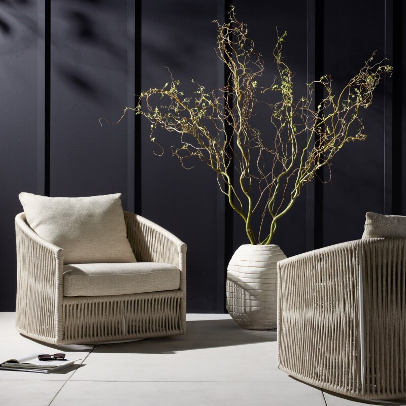 Porto Outdoor Swivel Chair - 236754-002 236754002