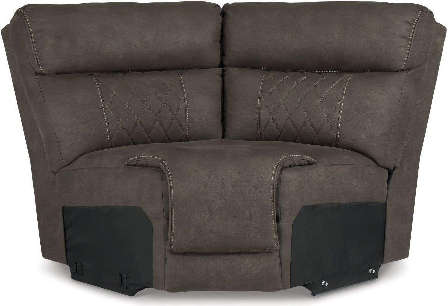 Hoopster 6-Piece Power Reclining Sectional In Gunmetal 23703S5
