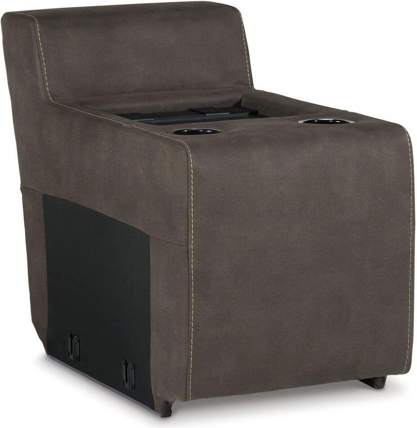 Hoopster 6-Piece Power Reclining Sectional In Gunmetal 23703S5