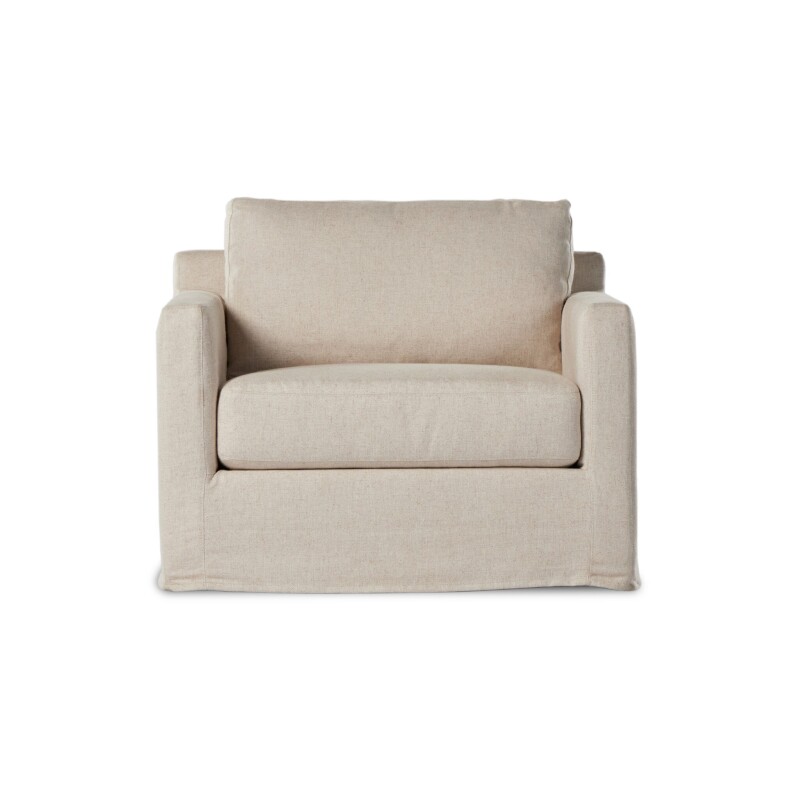 Hampton Slipcover Swivel Chair - 237989-001 237989001