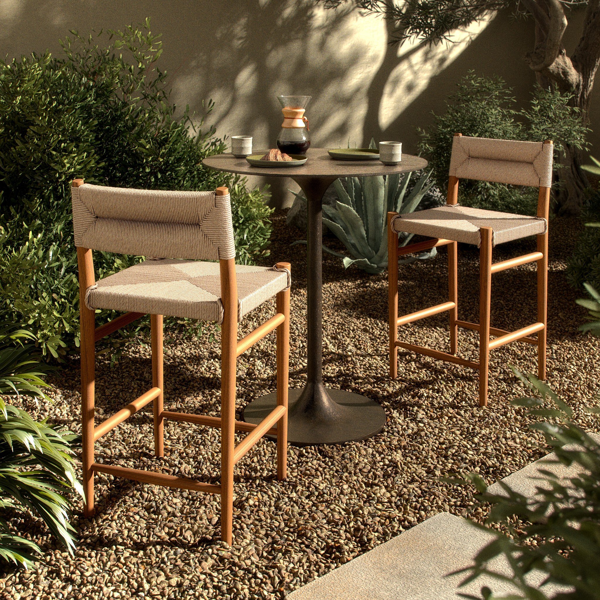 Lomas Bar + Counter Outdoor Stool - 237996-002 237996002