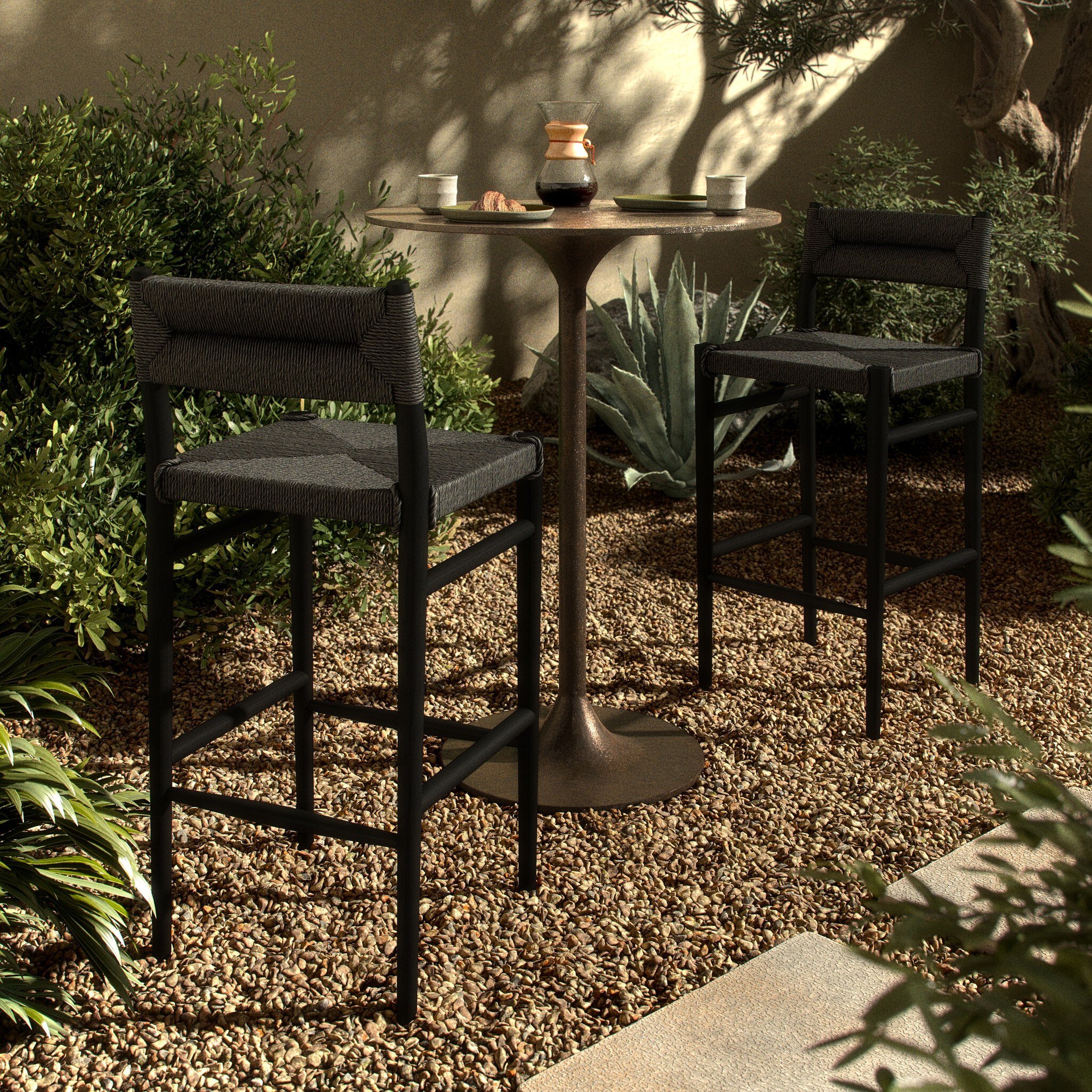 Lomas Bar + Counter Outdoor Stool - 237996-006 237996006
