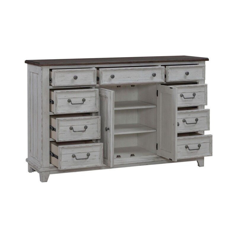 River Place 2 Door 9 Drawer Dresser 237BR31