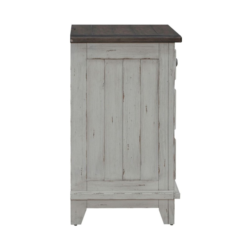 River Place 3 Drawer Nightstand w/ Charging Station 237BR61