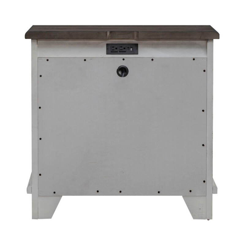 River Place 3 Drawer Nightstand w/ Charging Station 237BR61