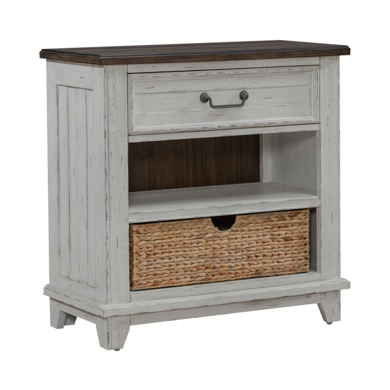 River Place Bedside Chest w/ Charging Station 237BR62