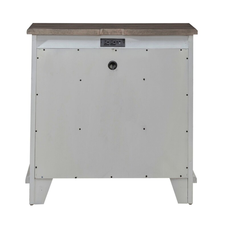 River Place Bedside Chest w/ Charging Station 237BR62