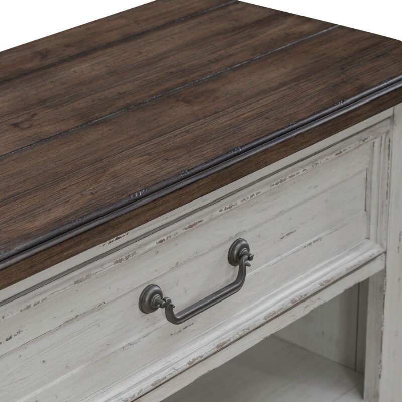 River Place Bedside Chest w/ Charging Station 237BR62