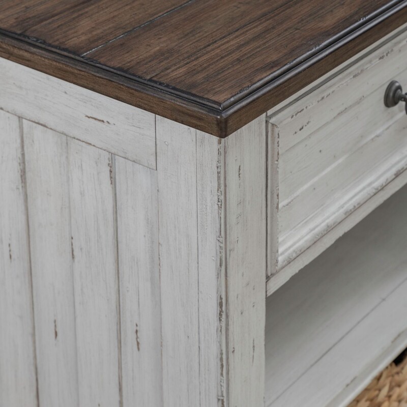 River Place Bedside Chest w/ Charging Station 237BR62