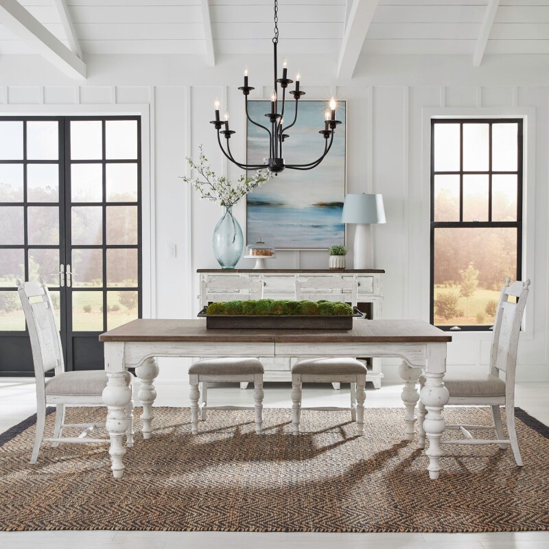 River Place 5 Piece Rectangular Table Set 237DR5RLS