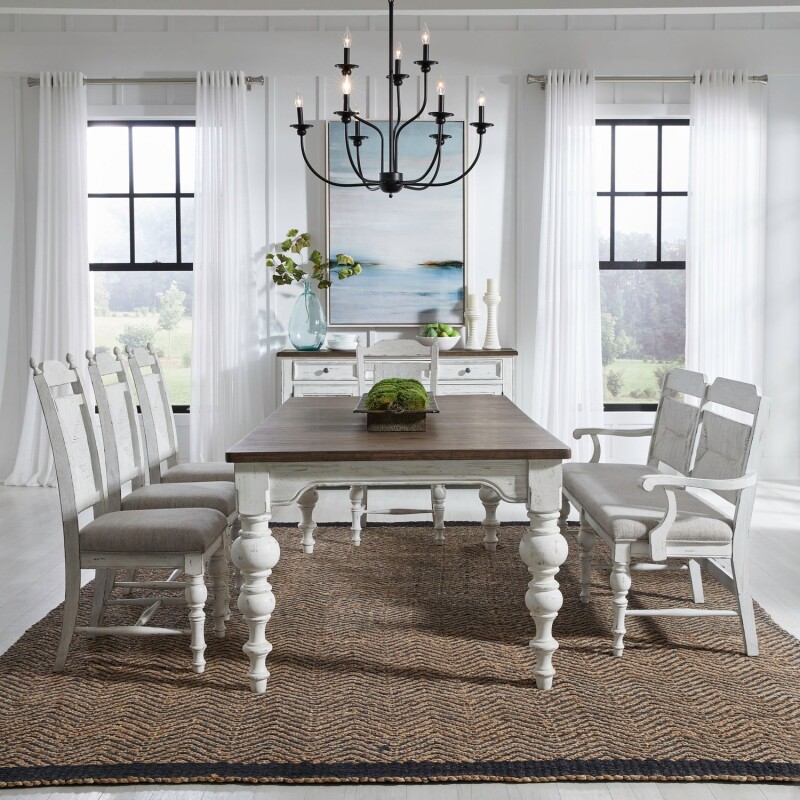 River Place 6 Piece Rectangular Table Set 237DR6RTS