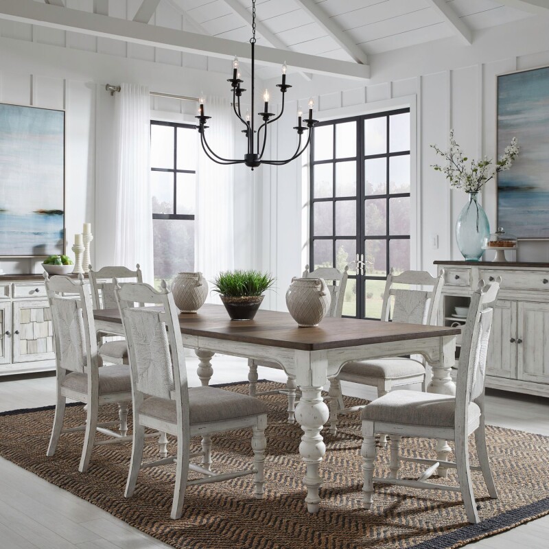 River Place 7 Piece Rectangular Table Set 237DR7RLS