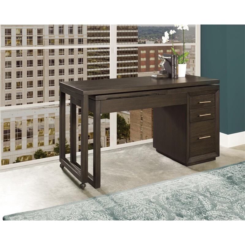 Prelude Swivel Lift-Top L-Desk 23932