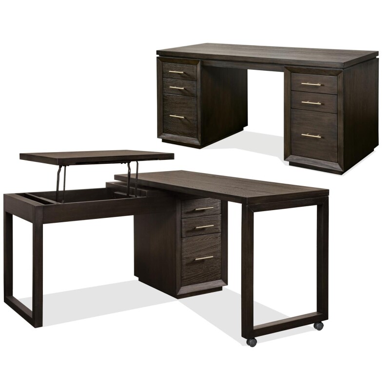 Prelude Swivel Lift-Top L-Desk 23932