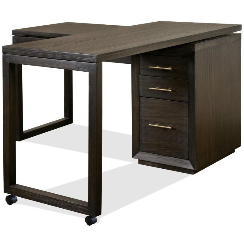 Prelude Swivel Lift-Top L-Desk 23932