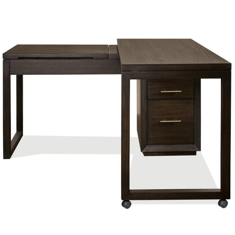 Prelude Swivel Lift-Top L-Desk 23932
