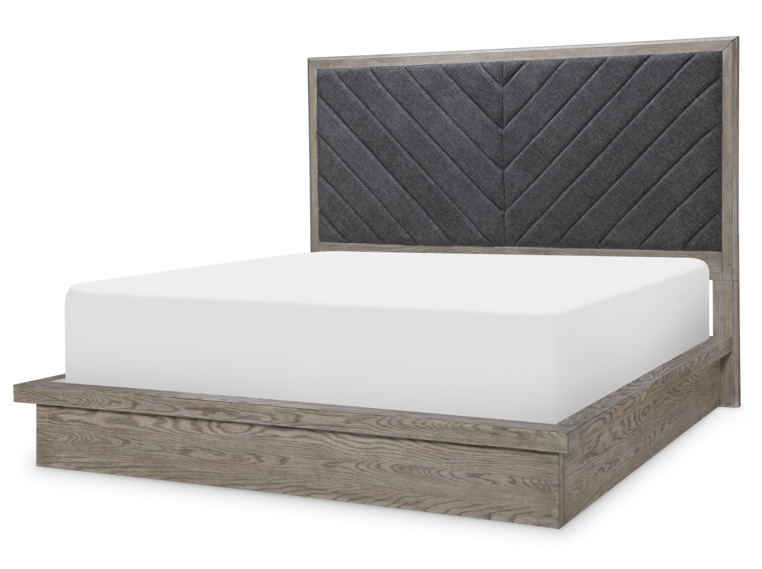 2400 Halifax BR Complete Upholstered Bed Queen 5/0 24004705K