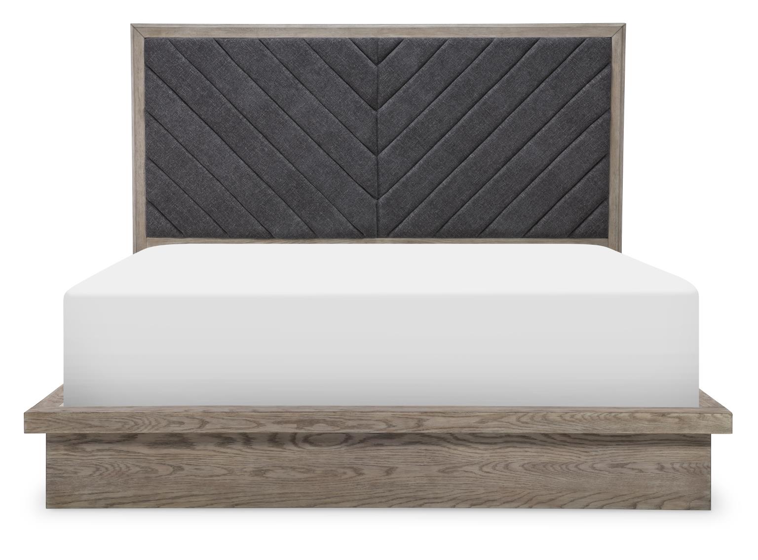 2400 Halifax BR Complete Upholstered Bed King 6/6 24004706K