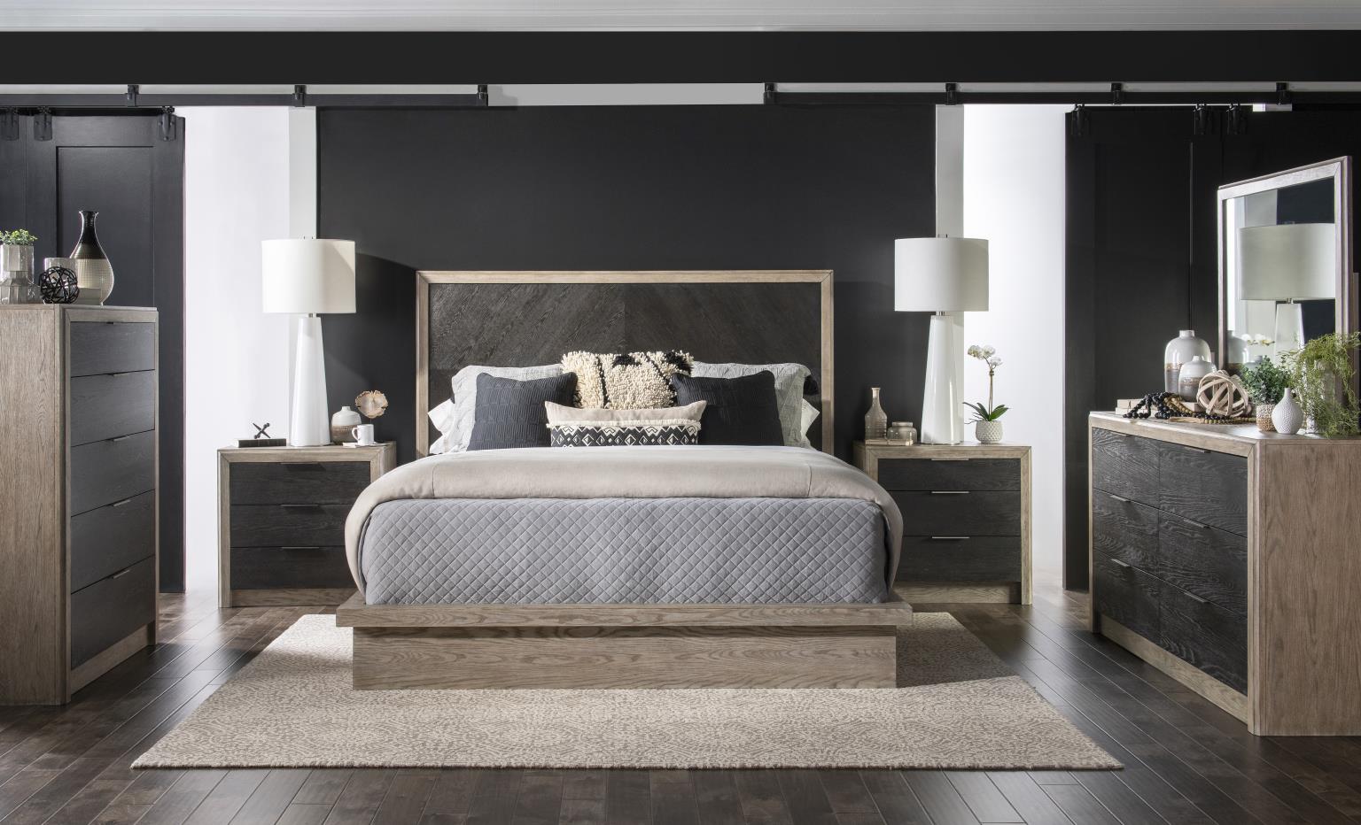 2400 Halifax BR Complete Panel Bed King 24004806K