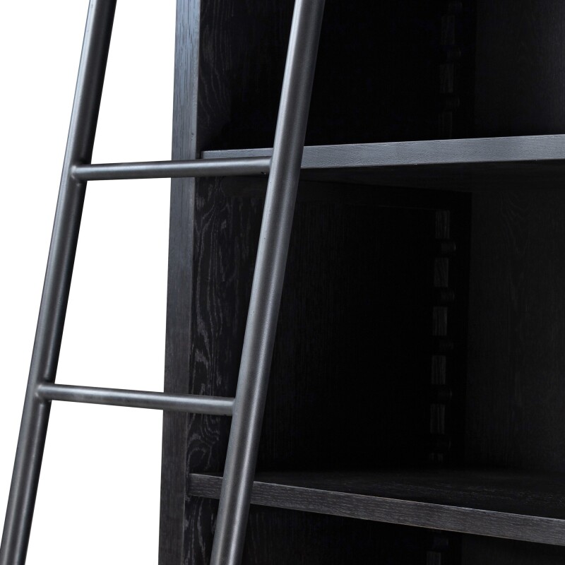 Admont Double Bookcase With Ladder - 240932-001 240932001