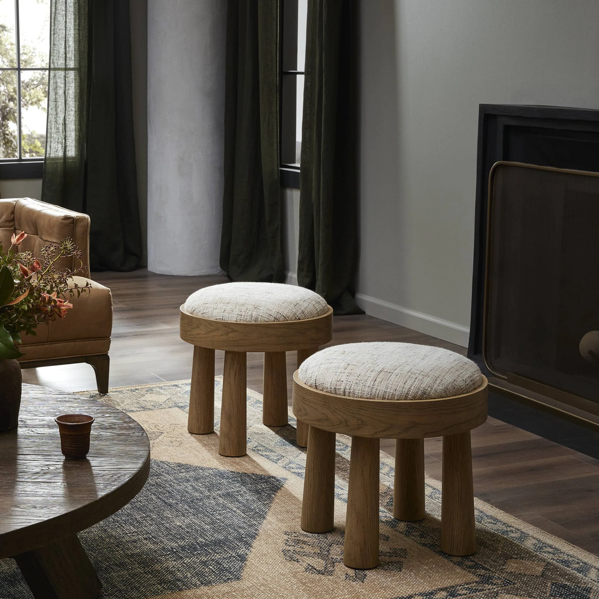 Louise Accent Stool - 241017-001 241017001