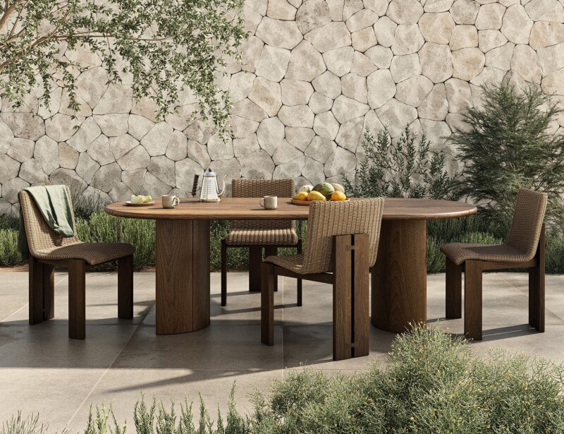 Paden Outdoor Dining Table-94" - 241990-002 241990002
