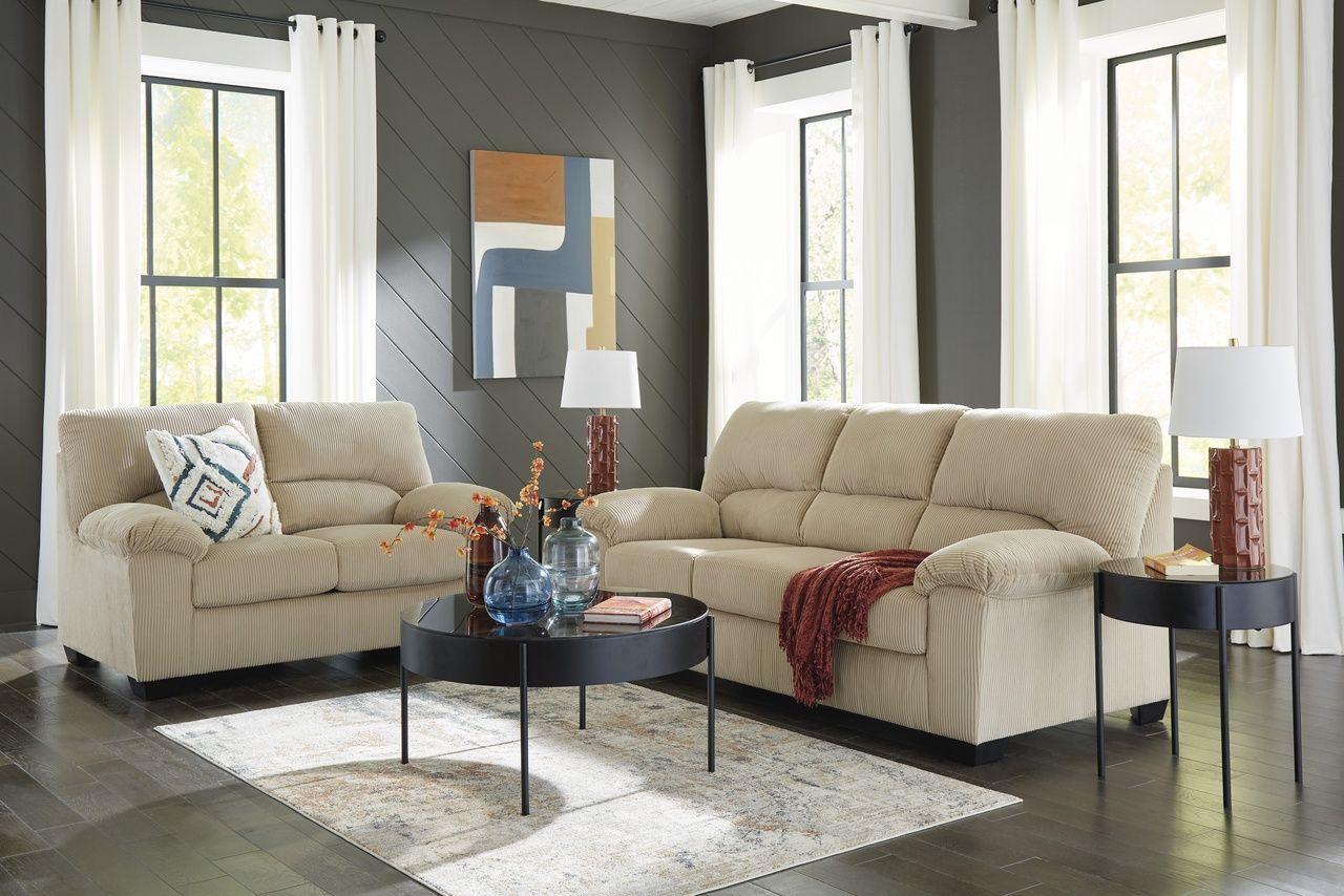 Simplejoy Loveseat In Sand 2420335