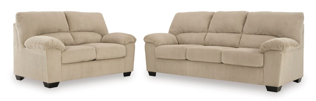 SimpleJoy Living Room Set In Sand 24203U1