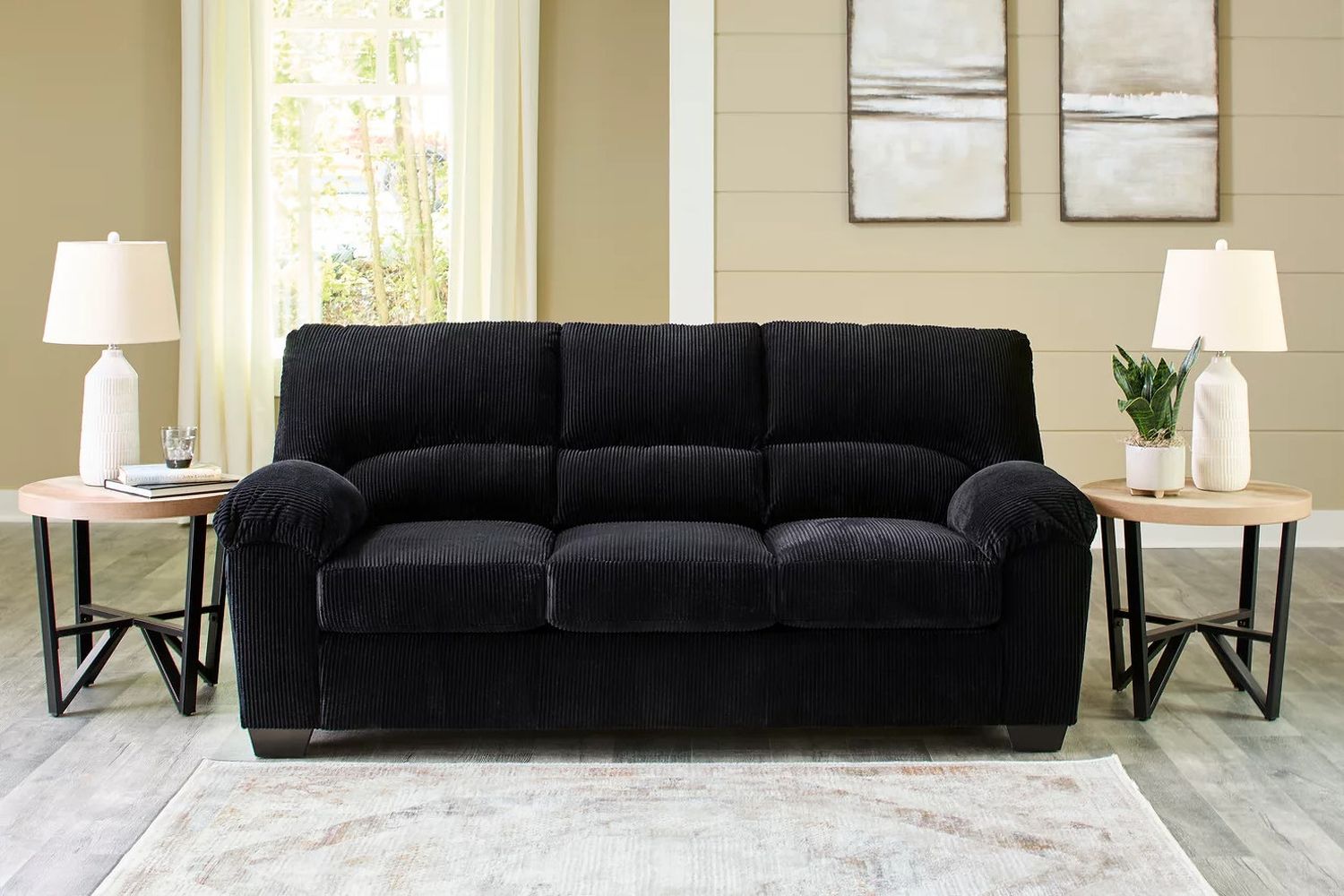 Simplejoy Living Room Set In Onyx 24204U1