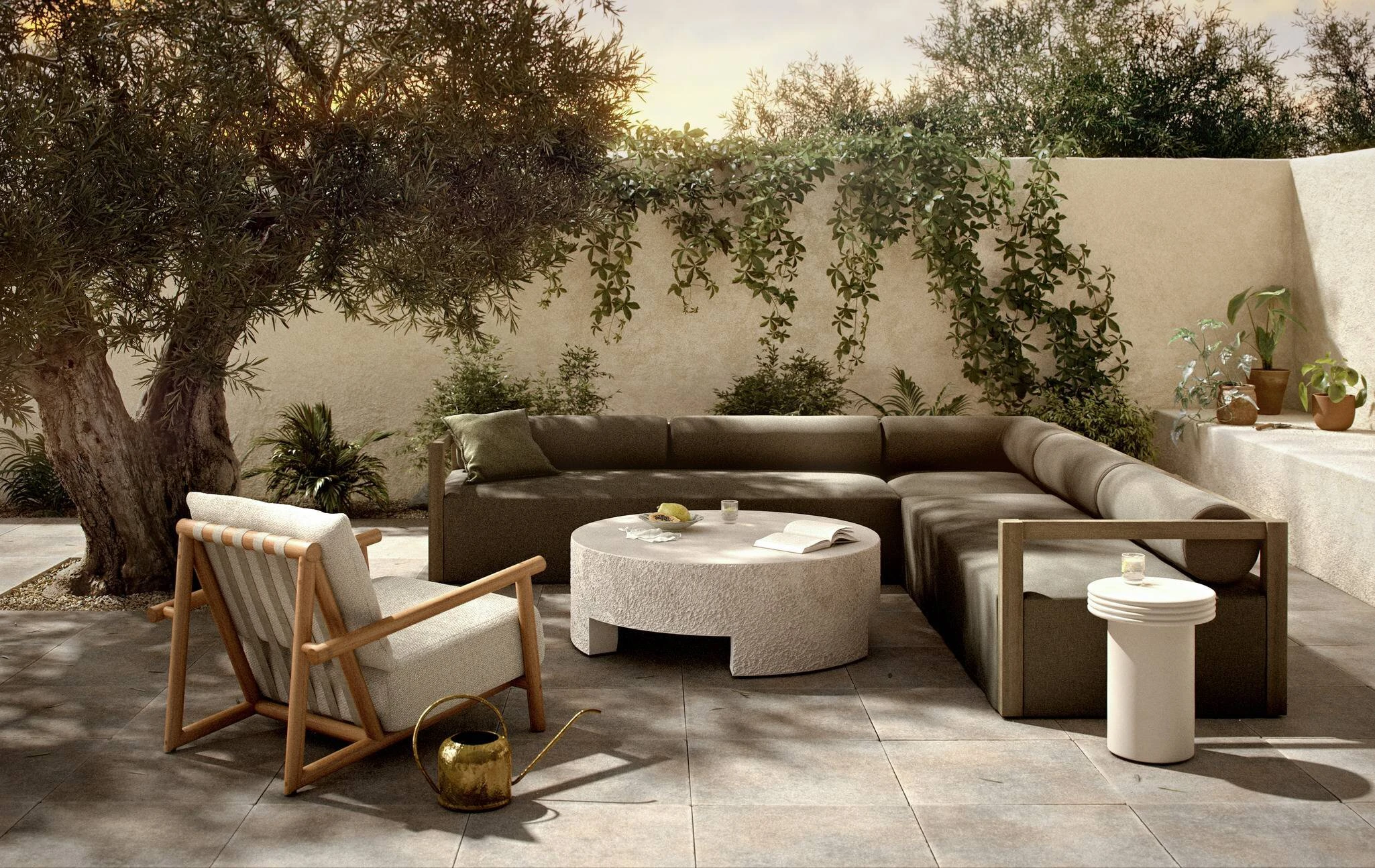 Laskin Outdoor 3Pc Sectional - 242078-001 242078001