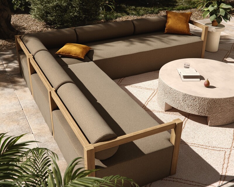 Laskin Outdoor 3Pc Sectional - 242078-001 242078001