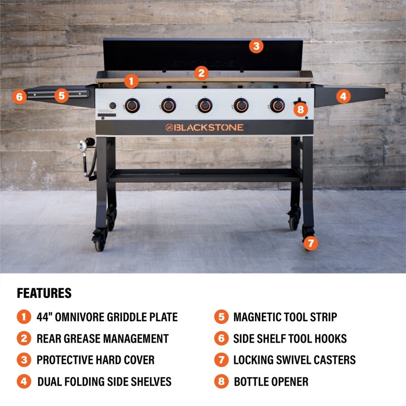44" Griddle with Hard Cover 2426