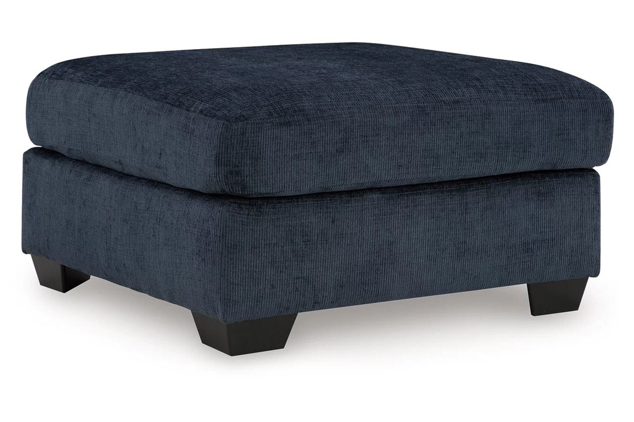 Aviemore Oversized Accent Ottoman In Ink 2430308