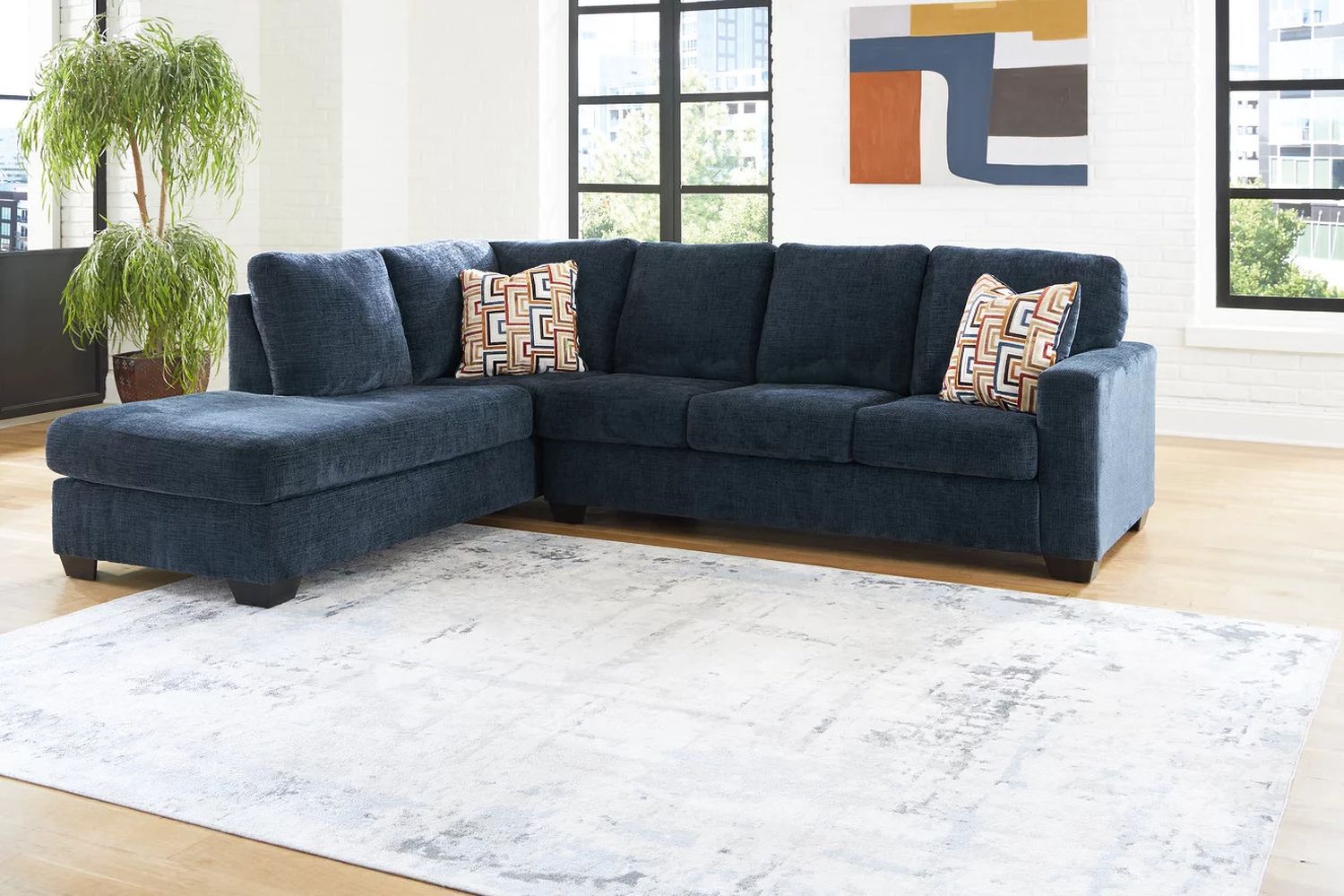Aviemore 2-Piece Sectional With LAF Chaise In Ink 24303S1