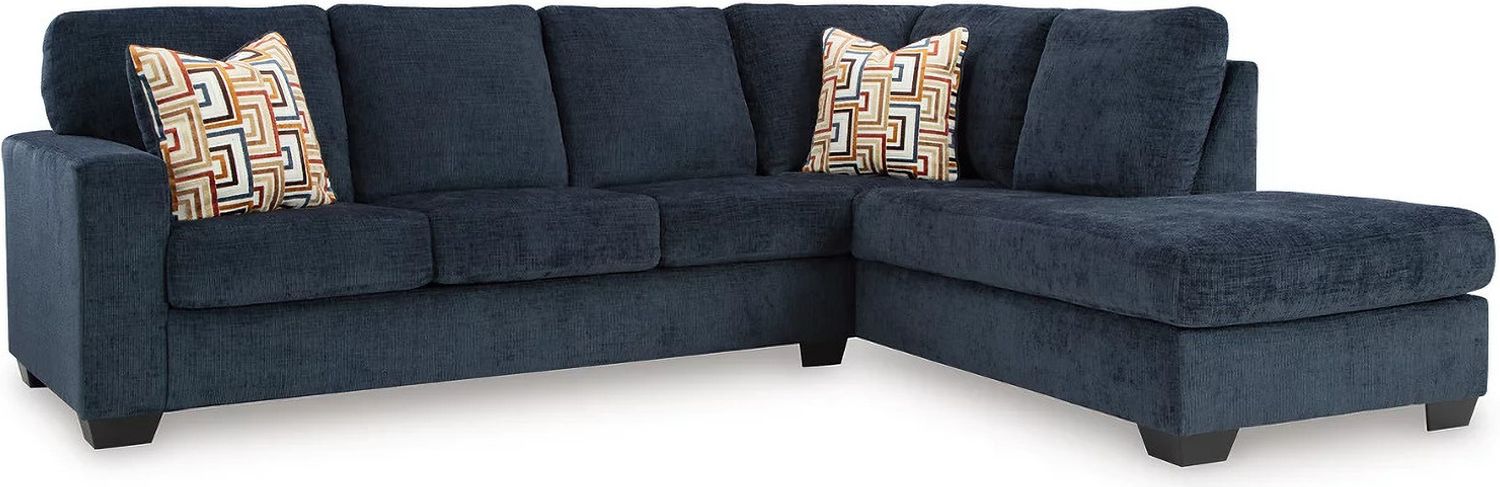 Aviemore 2-Piece Sectional With RAF Chaise In Ink 24303S2