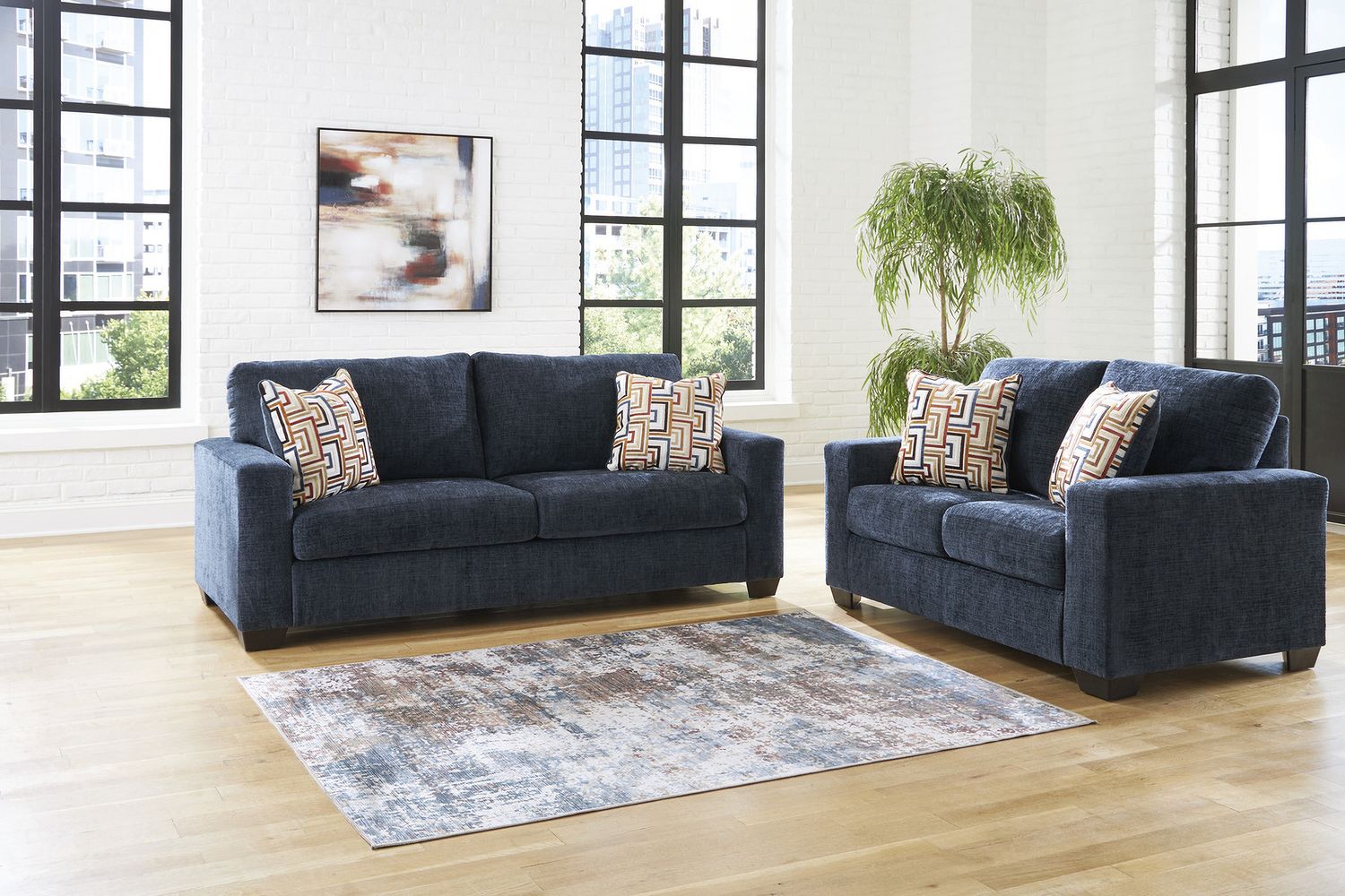 Aviemore Living Room Set In Ink 24303U2