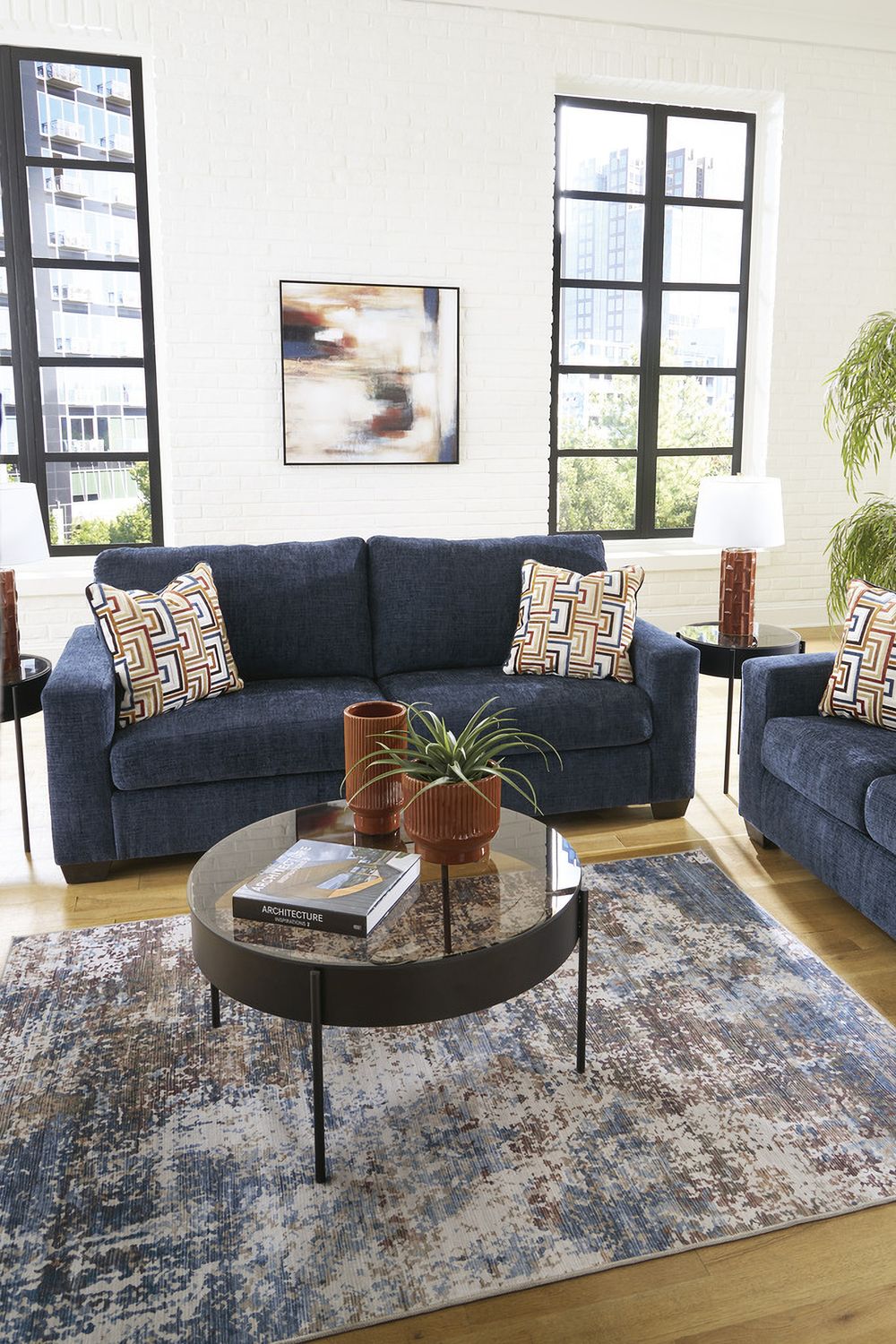 Aviemore Living Room Set In Ink 24303U2