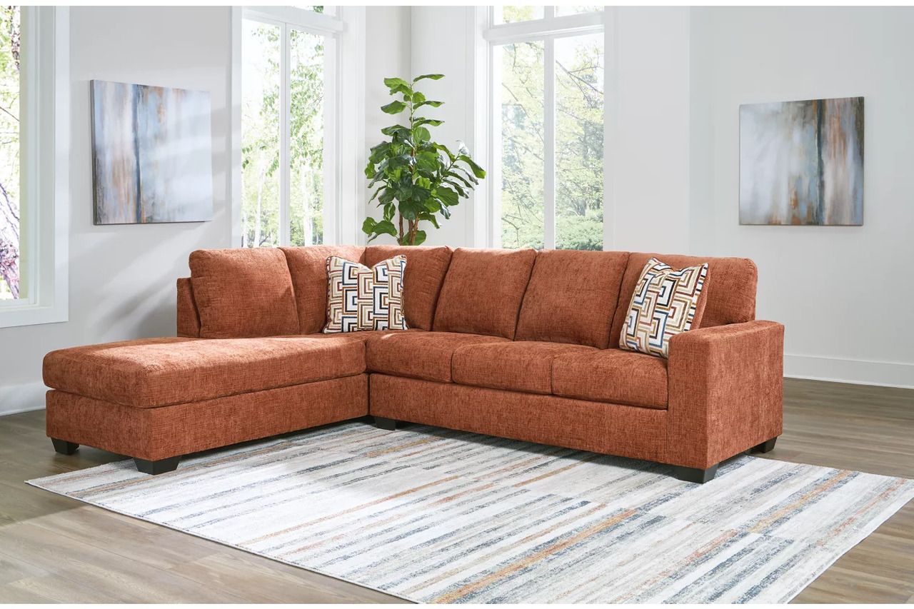 Aviemore 2-Piece LAF Sectional with Chaise In Spice 24304S1