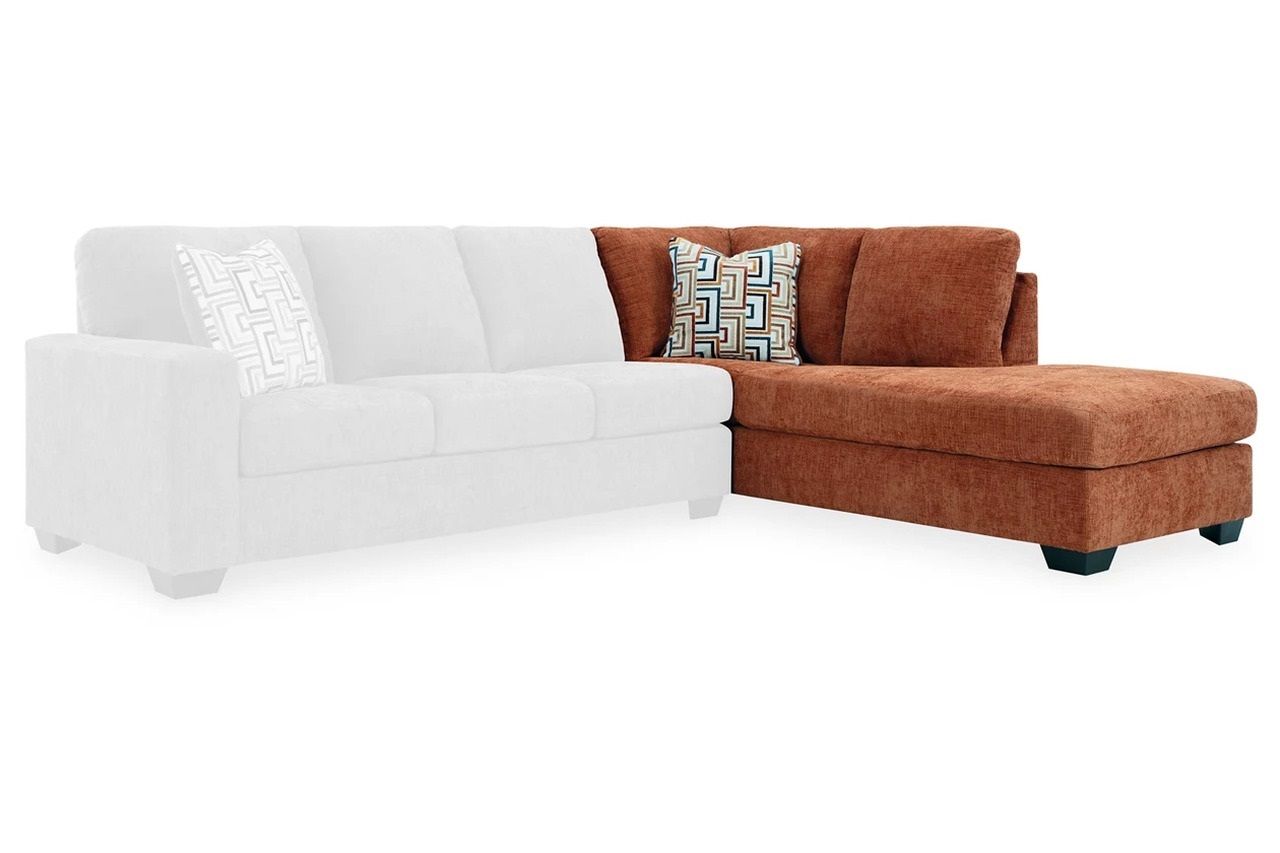 Aviemore 2-Piece Sectional with Chaise In Spice 24304S2
