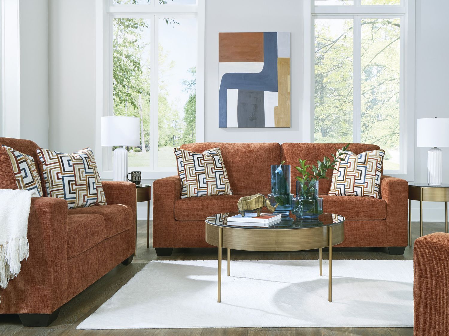 Aviemore Living Room Set In Spice 24304U1