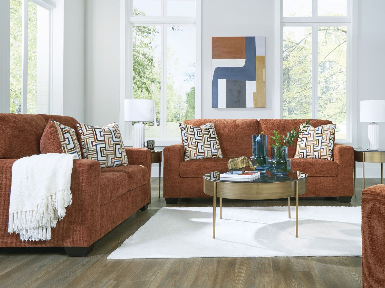 Aviemore Living Room Set In Spice 24304U1